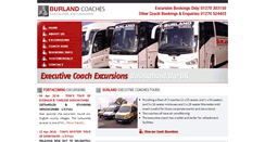 Desktop Screenshot of burlandcoaches.com